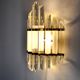 Venini wall lamp, triedri glass Italy, 1970