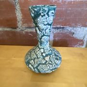 Ancient Vase CYCLOPE Charles CART Ceramic Fat Lava Green + Blue Vintage