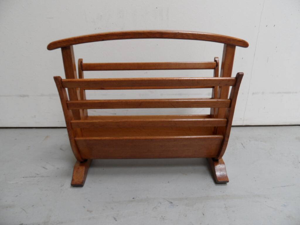 Vintage magazine rack 1950's