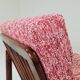 Scandinavian armchair red lobster mid century modern design 1965