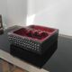 Vintage brutalist ceramic ashtray