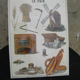 Metal advertising plate "Bread"