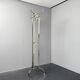 Nymphenburg coat stand in nickel-plated brass by Otto Blümel for ClassiCon, Germany, 1990s