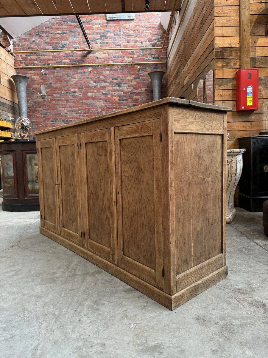 Early 20th-century oak workshop furniture