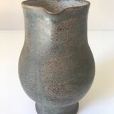 Vintage sandstone ceramic pitcher by Jacques lacheny