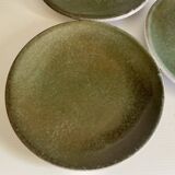 Set of 5 ceramic dessert plates