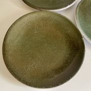 Set of 5 ceramic dessert plates