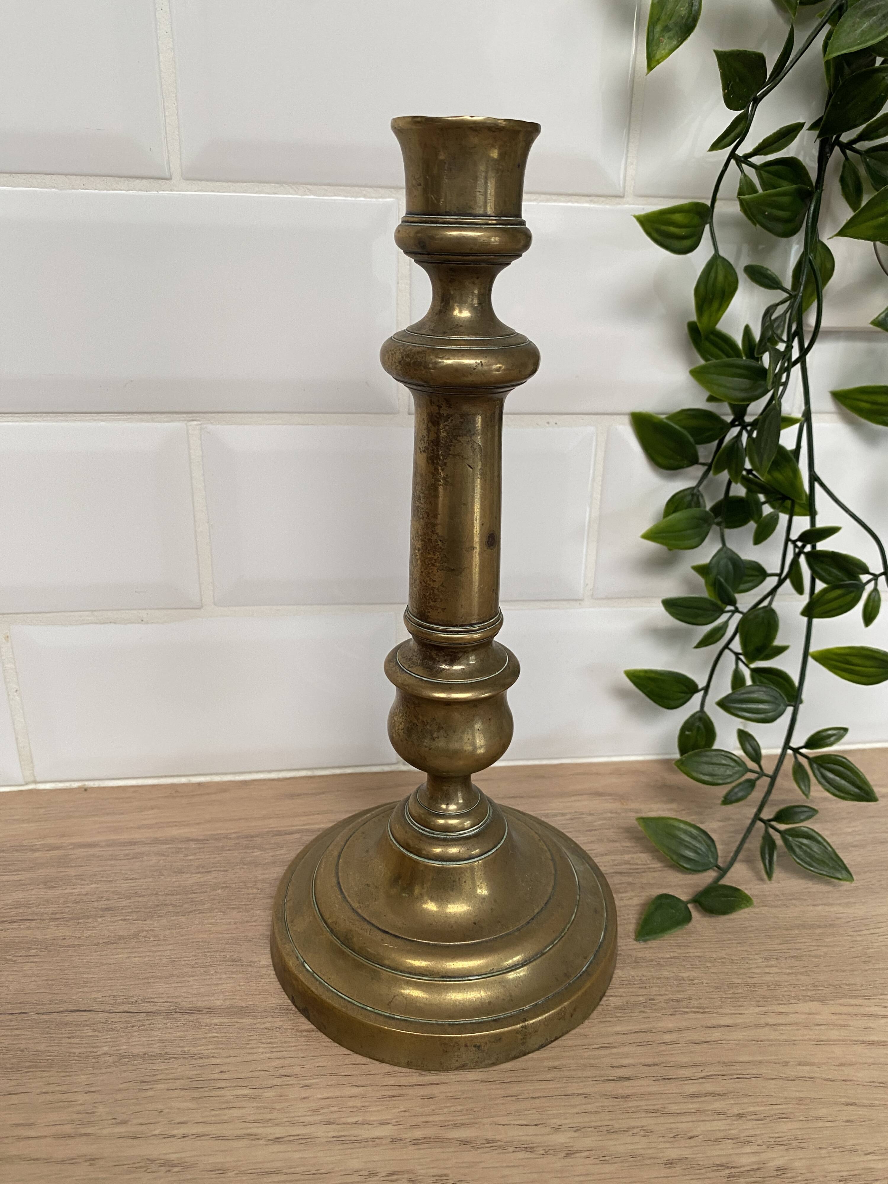 Brass candle holder