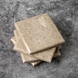 Madeji – Travertine Coasters - set of 4