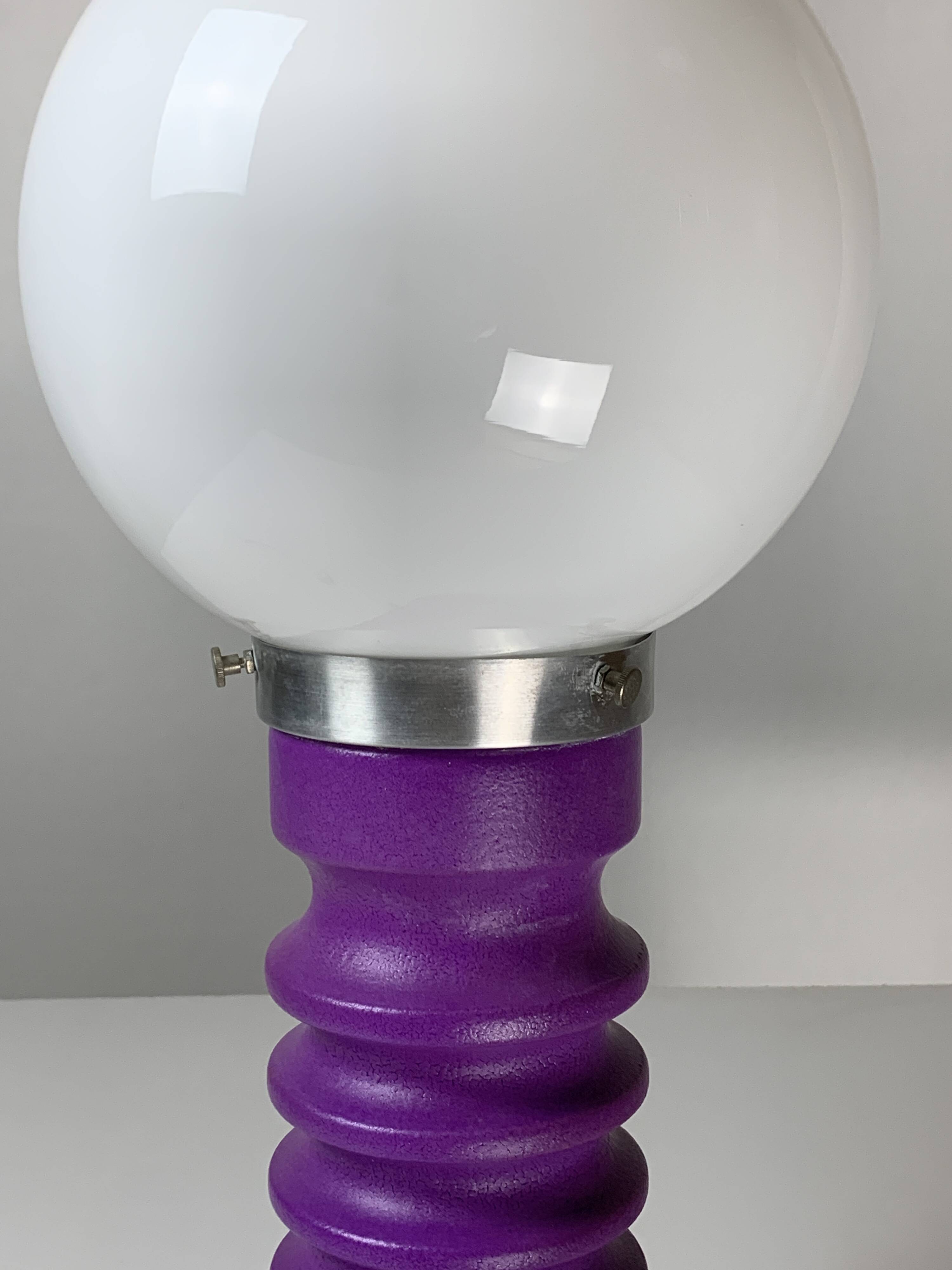 Midcentury space age ceramic table lamp by Cari Zalloni for Steuler