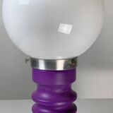 Midcentury space age ceramic table lamp by Cari Zalloni for Steuler