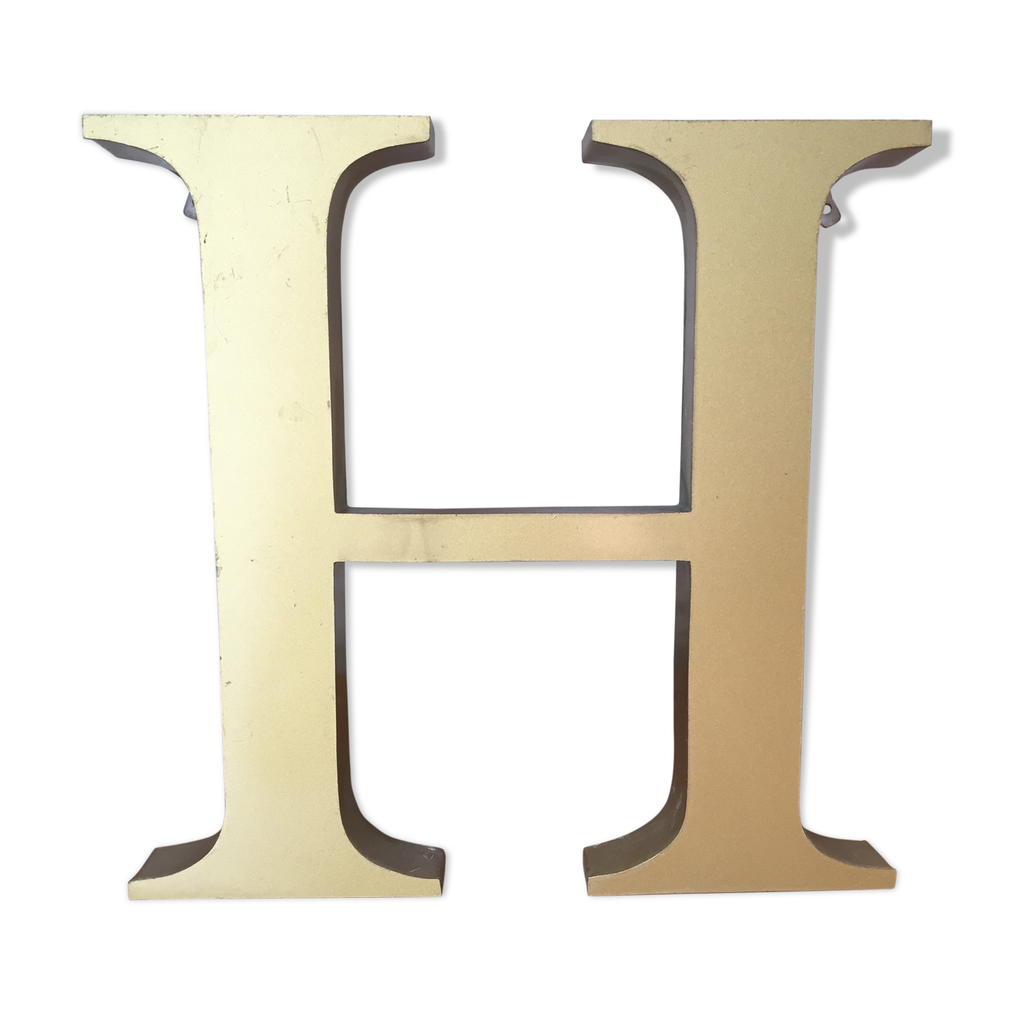 Letter signs vintage gold old