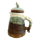 Glazed and scarified ceramic coffee pot, 1980s.