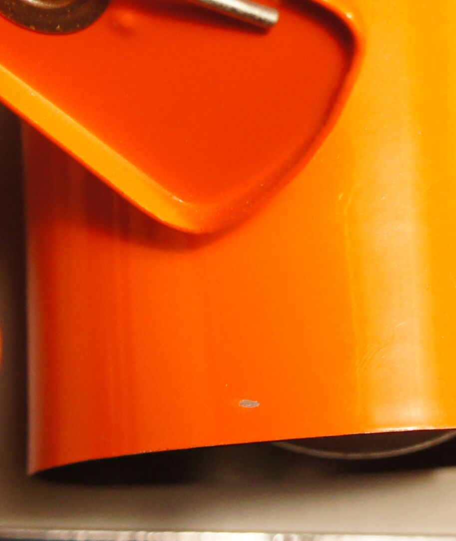 Philips orange 1970 adjustable clamp spot