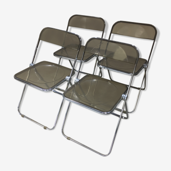 Lot de 4 chaises « Plia » de Giancarlo Piretti