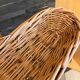 Antique wicker baker's basket - 84cm