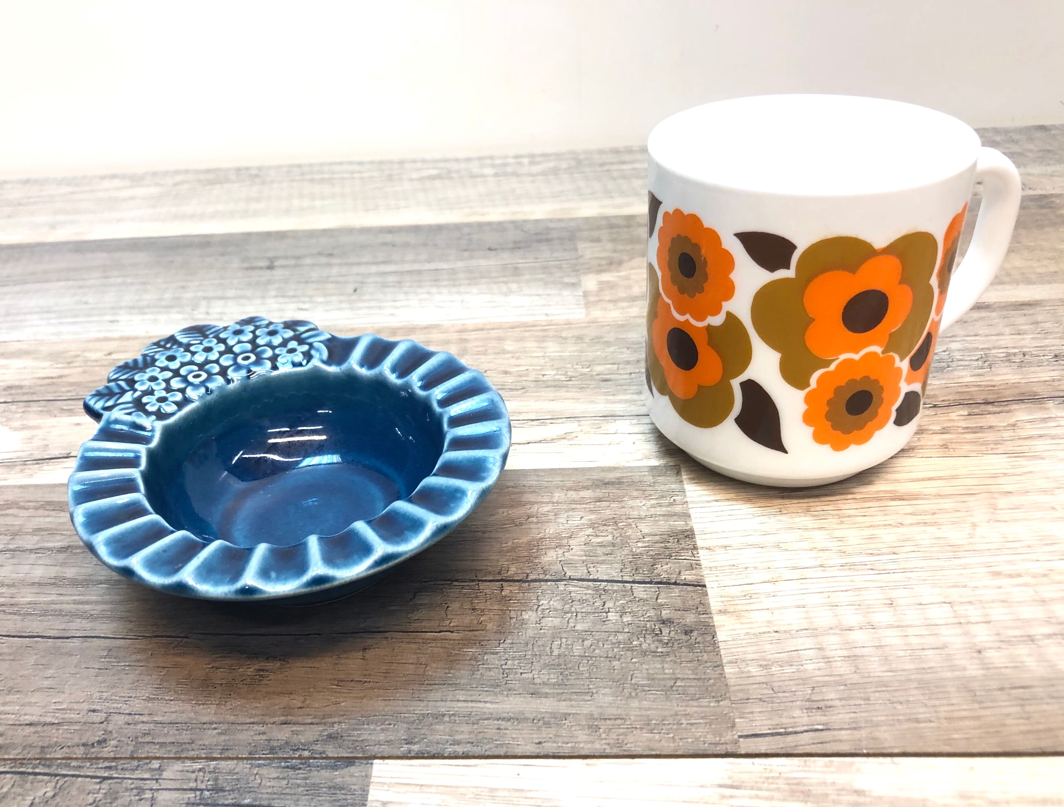 Trinket bowl Rosa Ljung for Helsingborg Sweden vintage ceramics 60