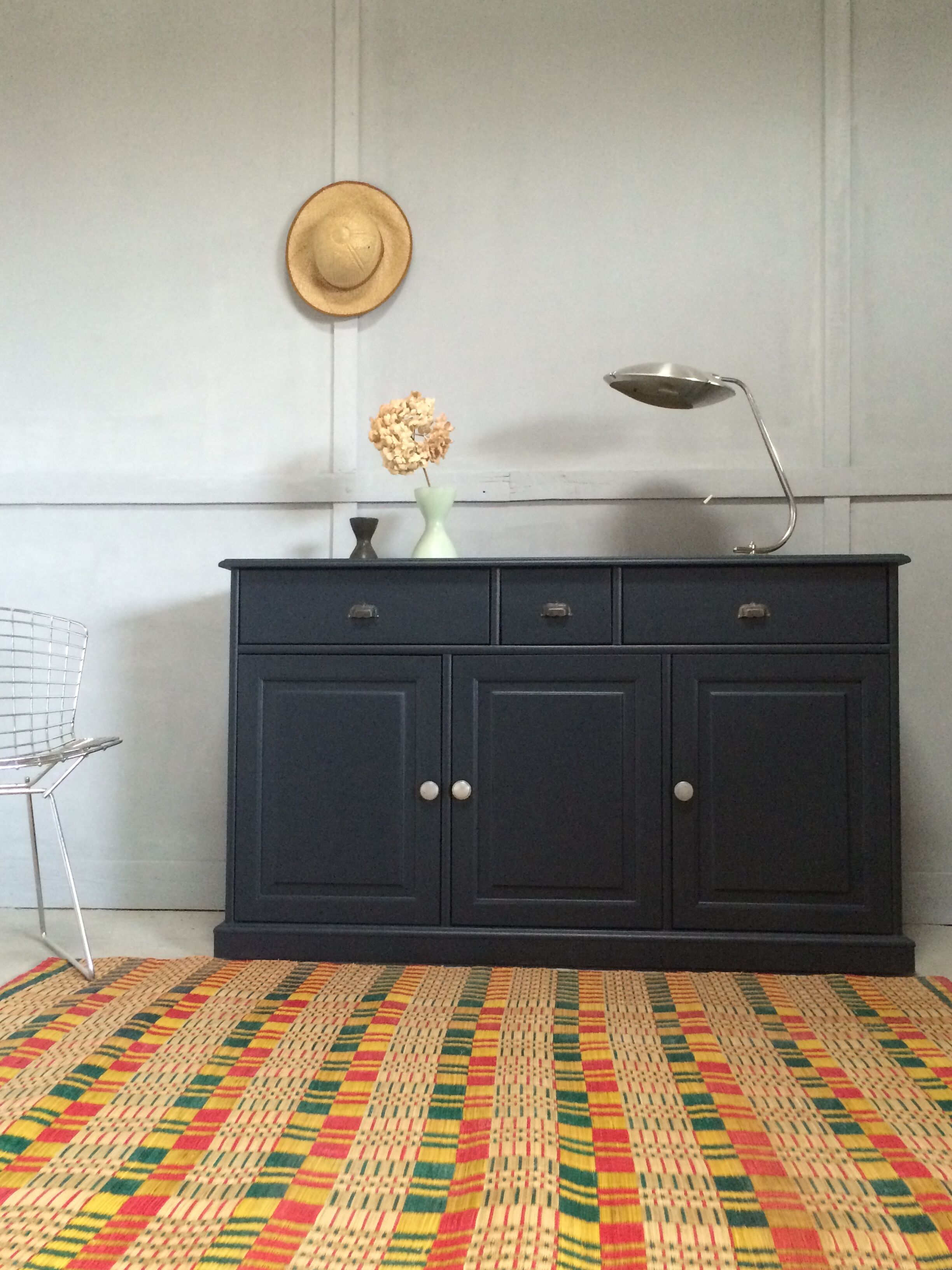 Dark blue row counter