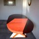 Vintage Baumann style dining table from the 1960s-1970s