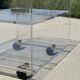 Table de dessert en plexiglas par David Lange – Les Invisibles du Marais, années 1970