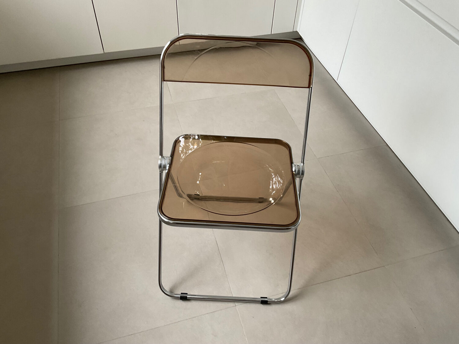 Plia 5 chairs by Giancarlo Peretti for Castelli vintage