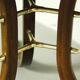 Table d'appoint en bois cintré, Allemagne, années 1950