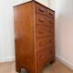 Maple stamped chest of drawers