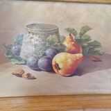 Still life on signed panel