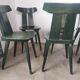 Lot de 10 chaises bistrot en bois