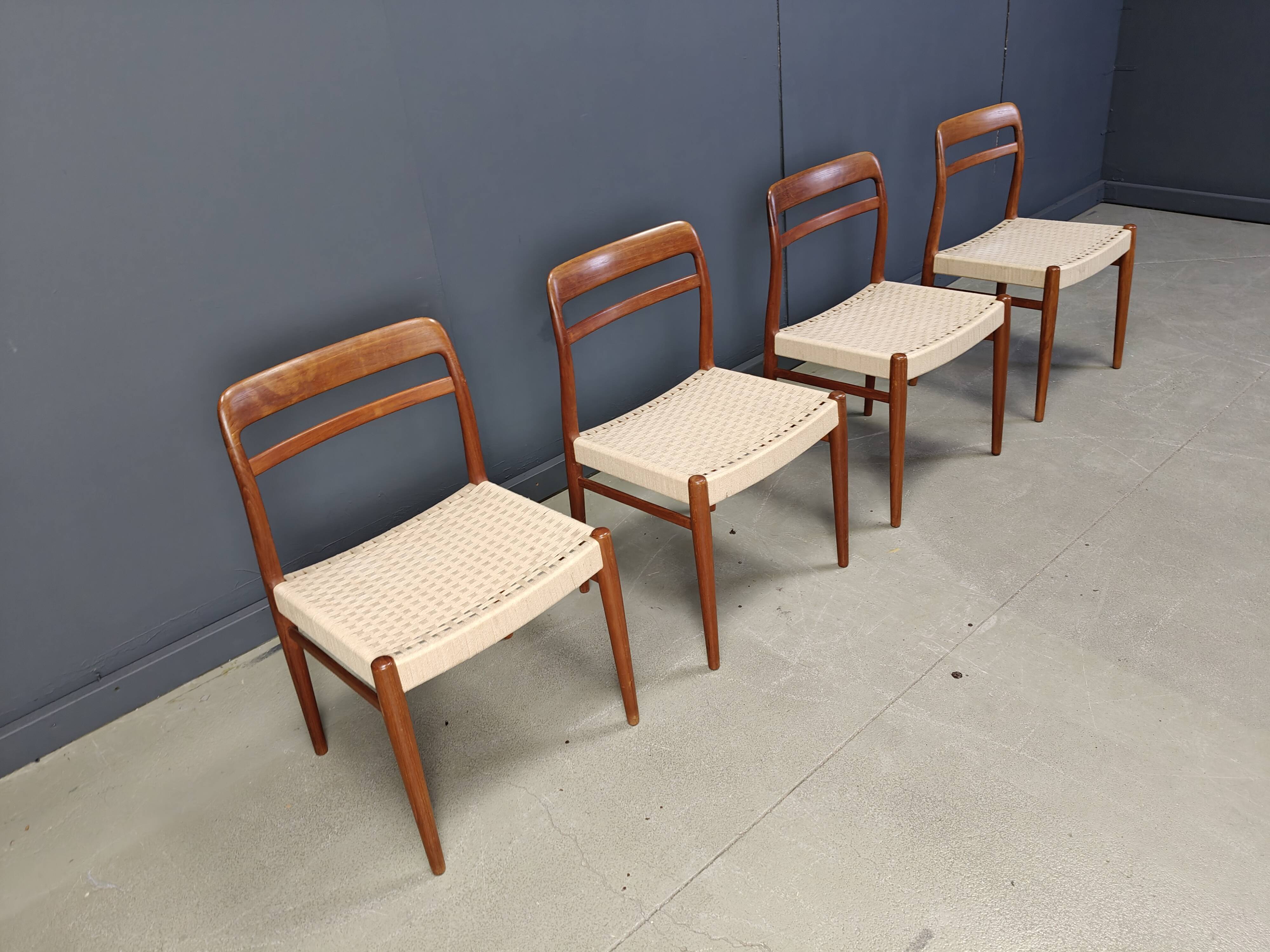 Chaises vintage Alf Aarseth – Modèle 145, années 1960 - lot de 4