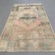 Tapis Oushak turc minable 184x108 cm tapis vintage région d'Ushak moyen