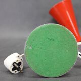 1960s Josef Hurka Red Table Lamp for Lidokov , Czechoslovakia