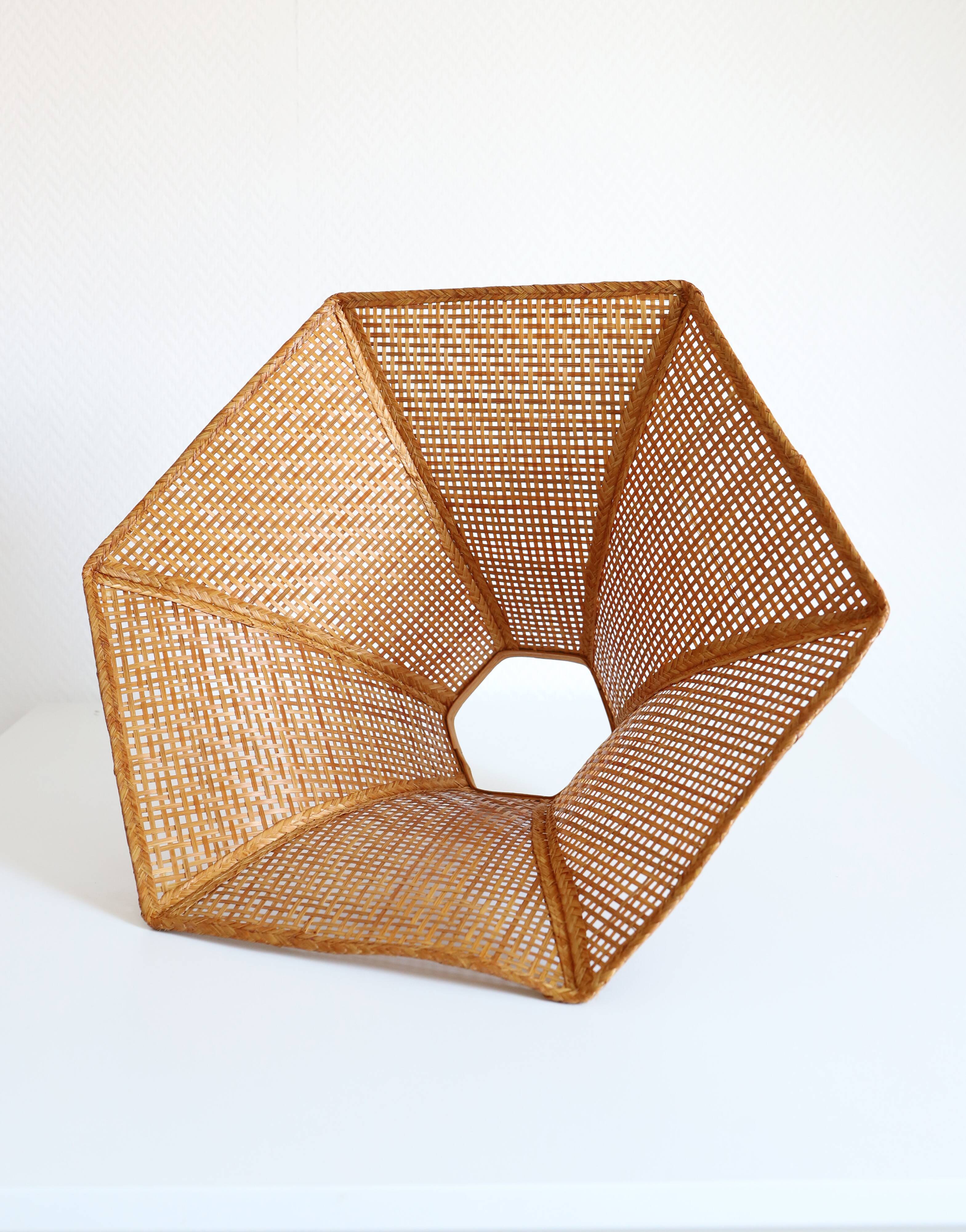 Vintage cane pendant light