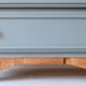 Commode vintage en chêne massif, pieds moustache