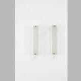 Large pair of Murano glass wall sconces, Italy 1970s. Vintage