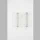 Large pair of Murano glass wall sconces, Italy 1970s. Vintage