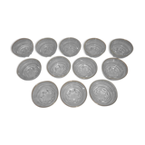 12 champagne glasses year 50