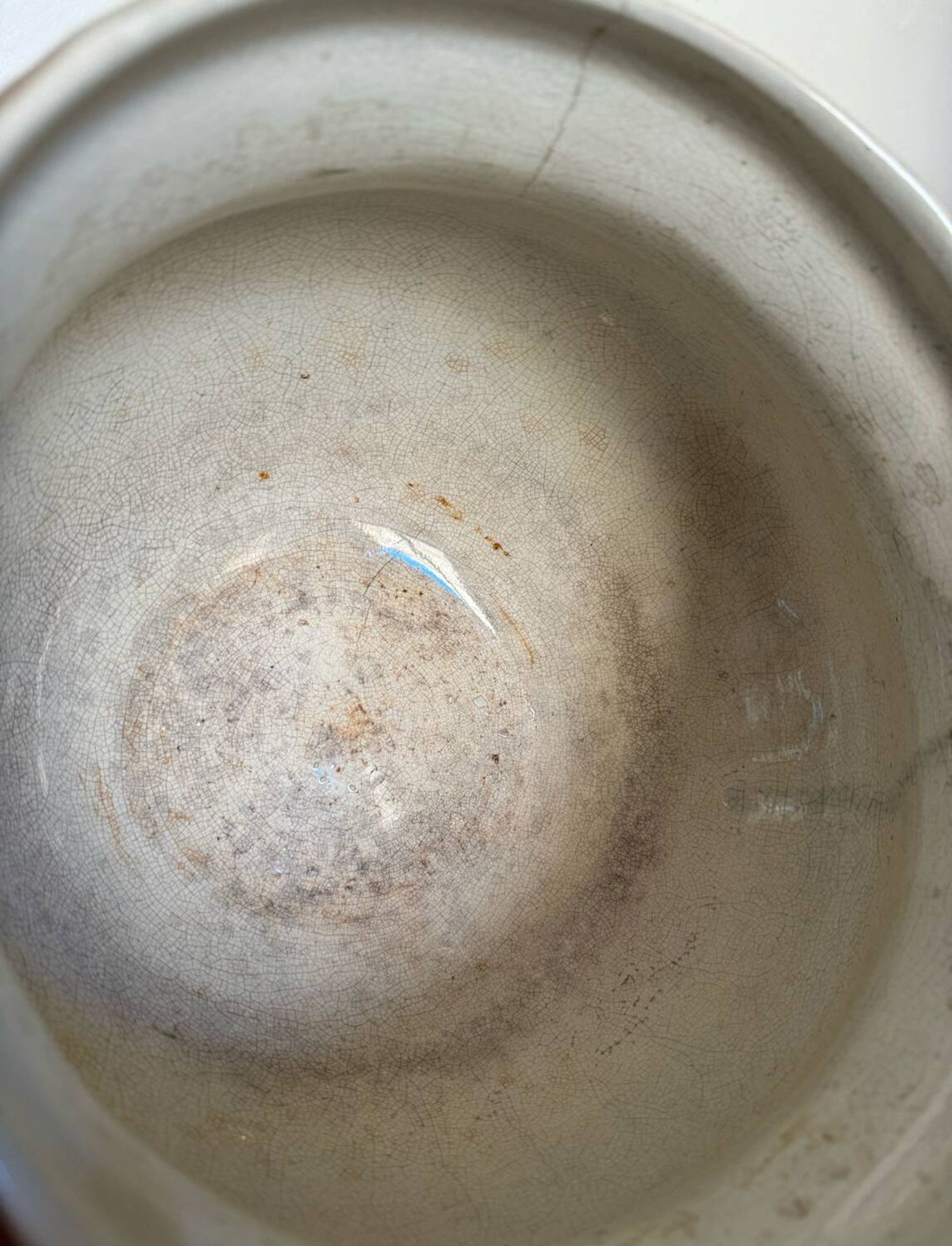 Cache pot céramique majolique Digoin 19ème