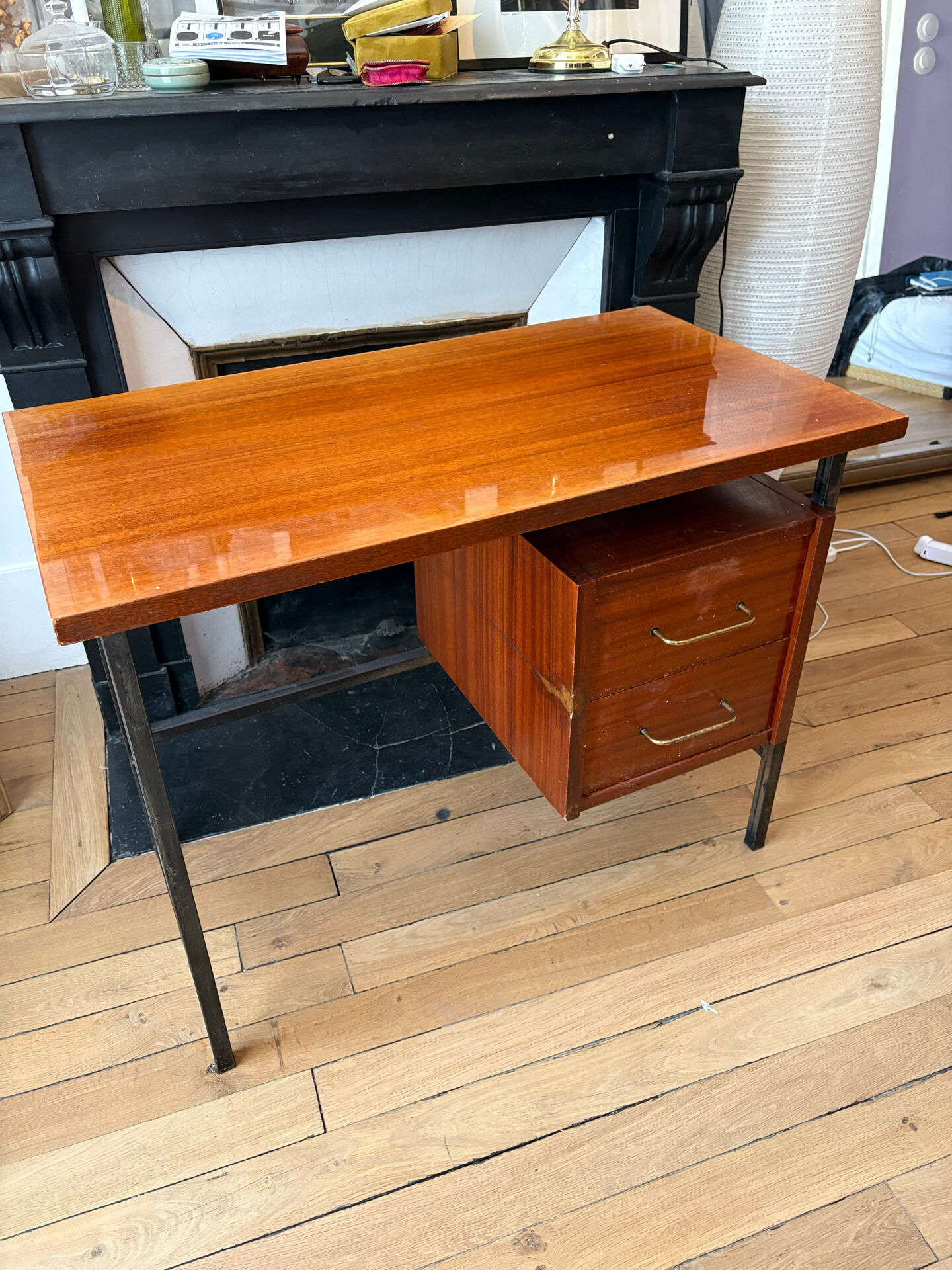 Bureau enfant vintage en bois