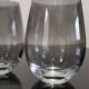 5 vintage smoky grey/black glass ball water cups