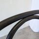 Vintage Thonet Style Dining Chair: Black Bentwood Cane Seat