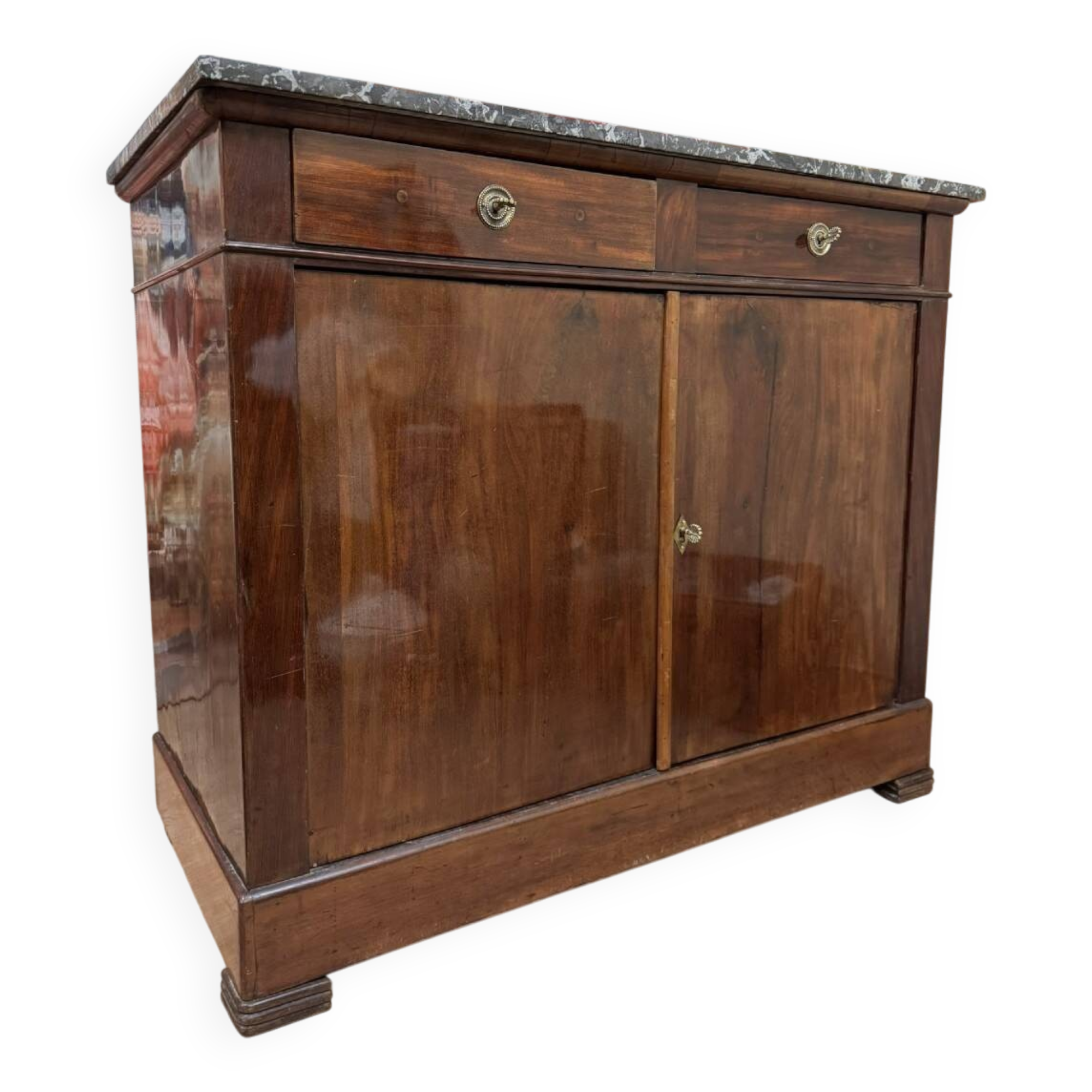 Restoration period mahogany sideboard