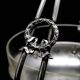 Art Nouveau sugar bowl, silver-plated brass, Poland, 1930s
