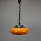 Suspension Harvey Guzzini Orange Space Age, Italy, 1970s