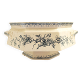 Large cut in the style of iron earth old earthenware (traces of time, see description)