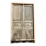 Double Door In Carved Walnut 19th Century