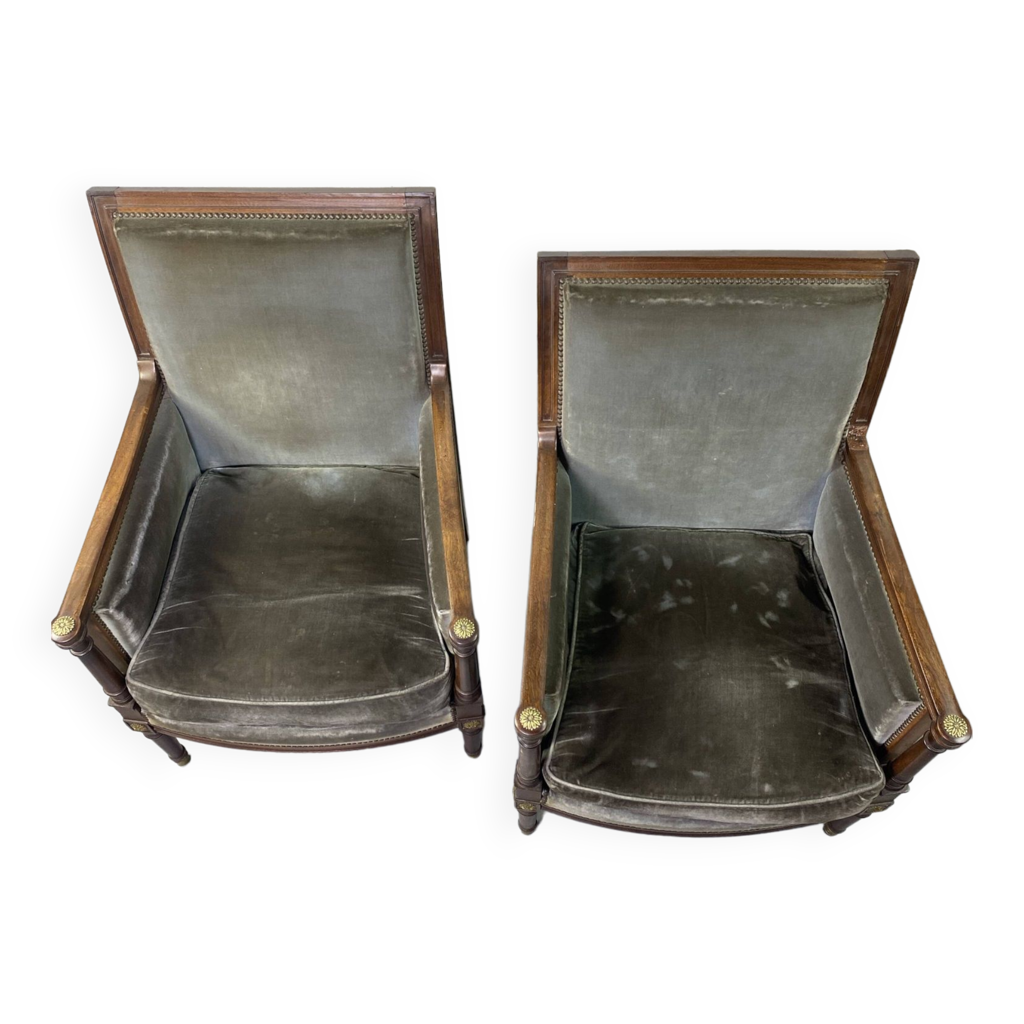Pair of Empire armchairs
