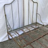 Wrought iron folding bed