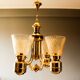 Lampadario italiano in vetro di Murano 1940s In ottime Condizioni