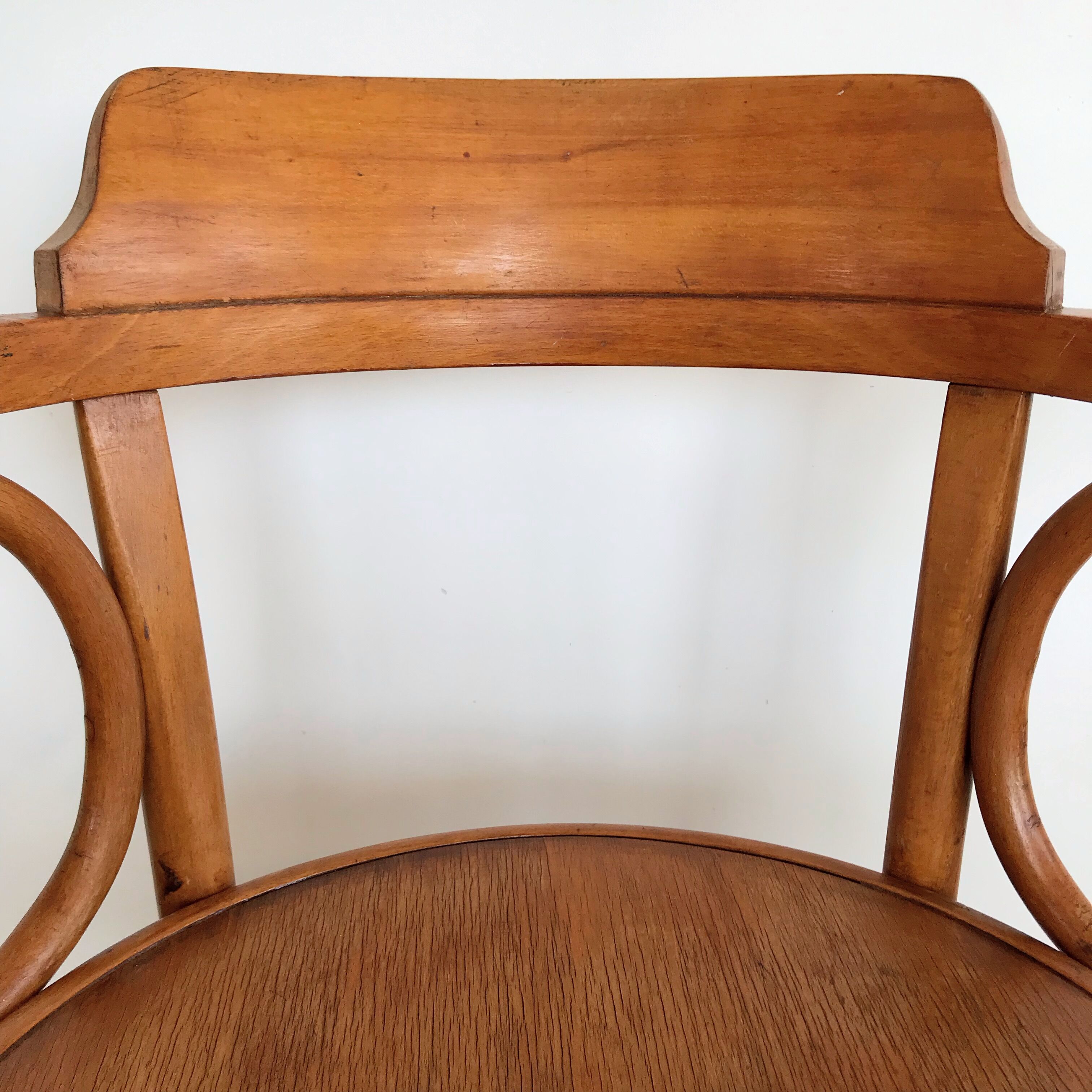 Thonet office chair in 1930s light beech